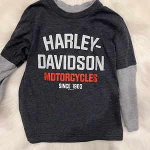 Harley Davidson long sleeve kids shirt